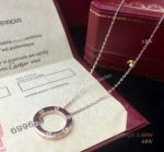 Replica Cartier Simple Style Pendant - Rose Gold Necklace